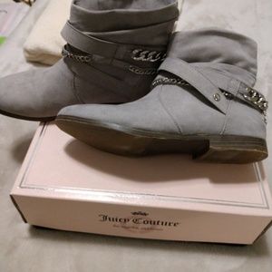 Juice Couture gray booties